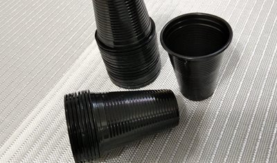 5x100 כוסות חד פעמי צבע שחור